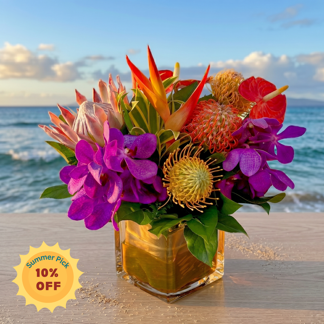Exotic Designer Arrangements: Table-Ready Tropical Flowers from